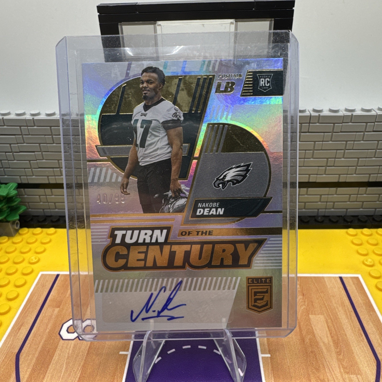 Nakobe Dean Panini Donruss Elite Turn of the Century Autographs #TC93 Base