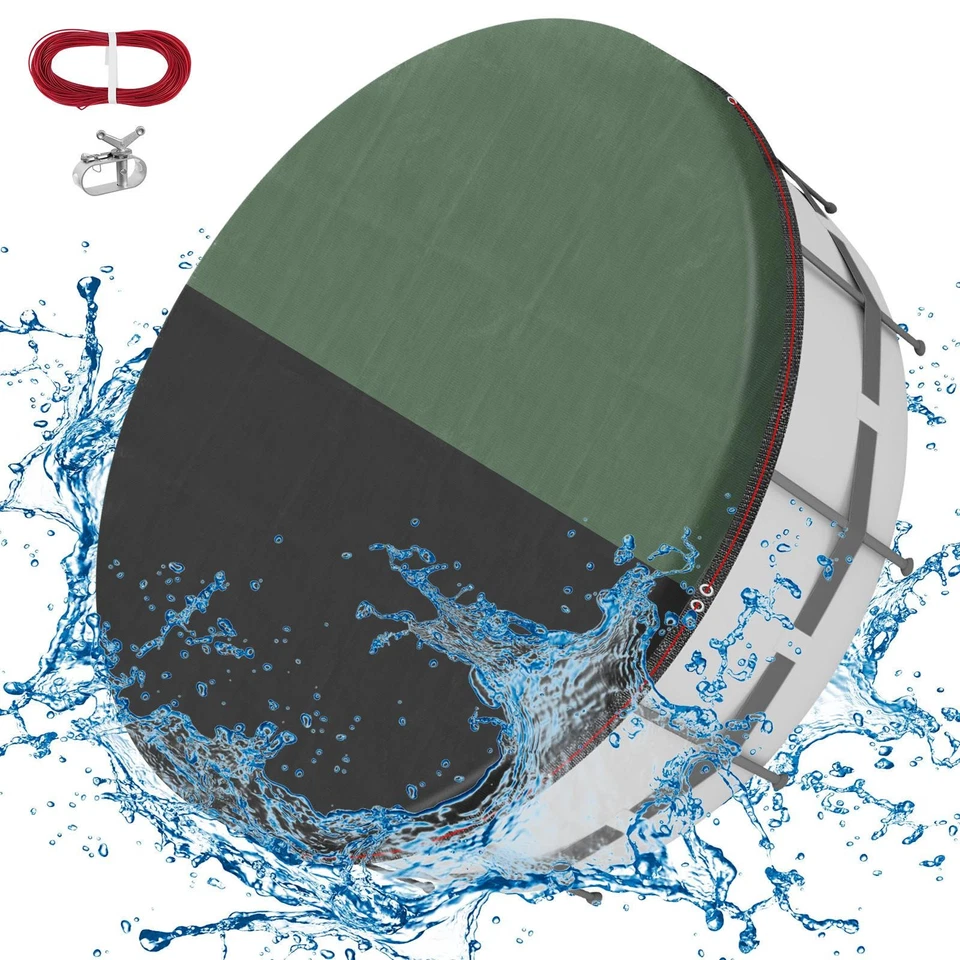 Pool-Abdeckung Abdeck-Plane Sommer & Winter Poolfolie Solarplane UV 200g/m² - Bild 3 von 4