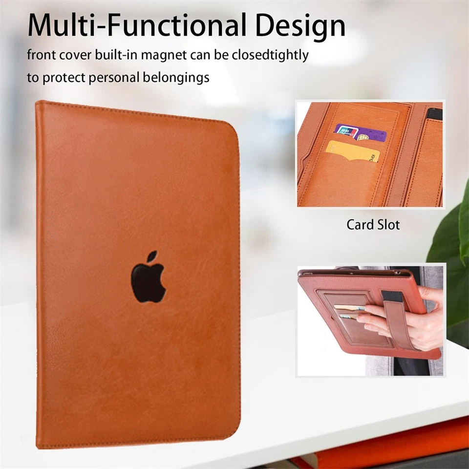 Leather Shockproof Smart Case For iPad A16 11 10 9 8 7 6 5 Gen Air Pro Mini - Image 3 of 4