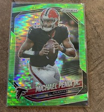 2025 Panini Prizm - Michael Penix Jr. #56 Neon Green Pulsar Prizm