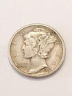 1919 D AU+++ SCARCE GRADE Mercury Dime Rare