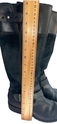 Timberland Earthkeepers stivali alti neri in pelle scamosciata da donna taglia 5W/38/US 7 - Foto 11 di 15