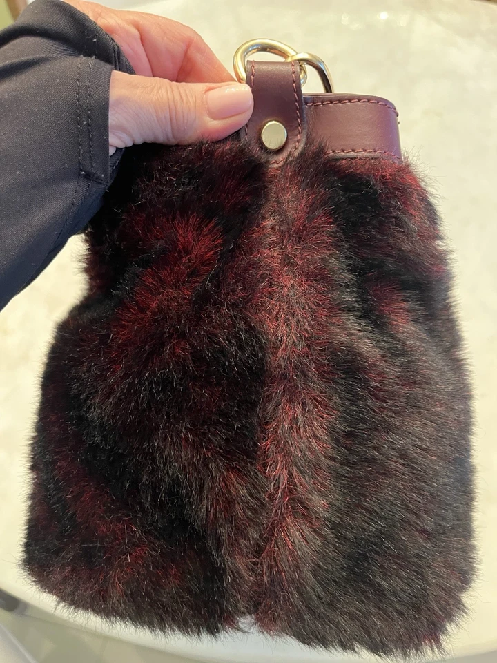 NUEVO CON ETIQUETAS NARDELLI Bolso de Mano Hobo Bolso de Mano Bolso con Mango Superior Cuero Italiano y Piel Sintética Foto 3 de 4