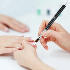 Double-ended Nail Art Pen Dual Purpose Trimming Pen Q0B1