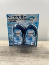 GSK Nicorette Lozenge Coated Ice Mint 2mg 80 Pieces New Sealed Packs Exp 09/2027