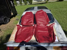 80-81 Camaro Z28 PUI Interiors Seat Covers Set 80DS38U Dark Carmine NEW