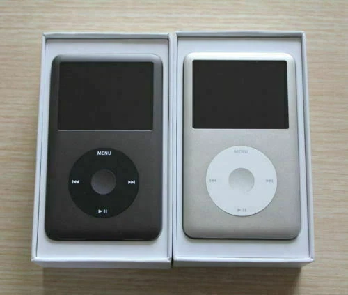 New Apple iPod Classic 7th Generation 160GB Black Silver Mp3 Player