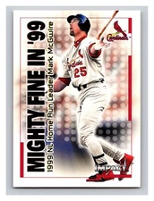 2000 Fleer Impact #32MF Mark McGwire Mighty Fine in '99 Near Mint