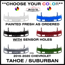 NEW PAINTED FRONT BUMPER FOR 2015-2020 TAHOE SUBURBAN *CHOOSE COLOR* GM1000974