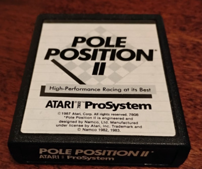 Pole Position II (2) for Atari 2600