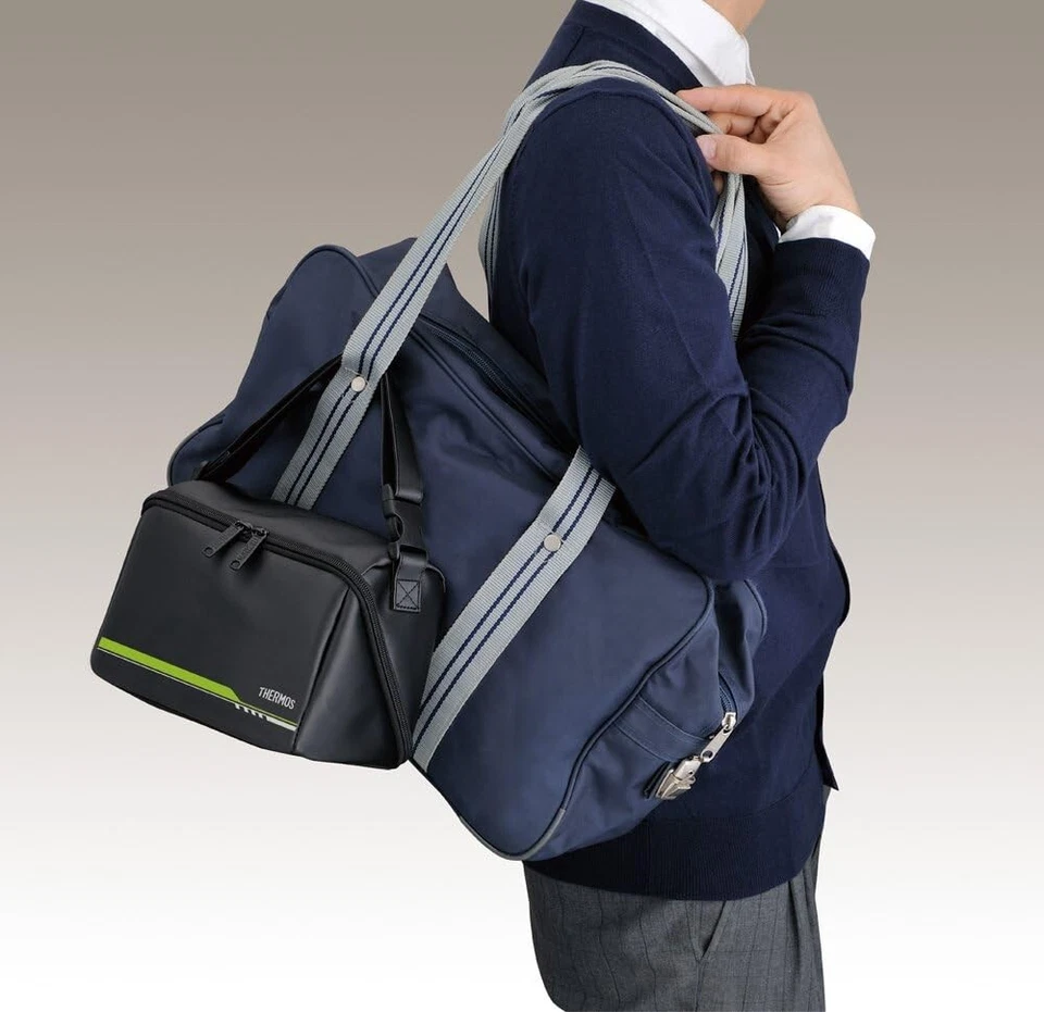 Thermos Heat Insulation Lunch Box Black DBQ-502 MTBK Japan New - Image 3 of 3