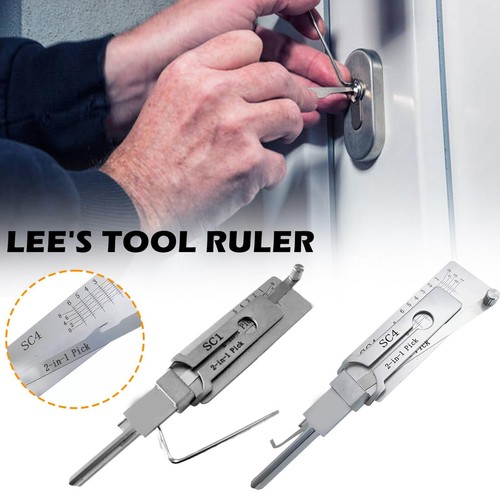 Original 2 in 1 Pick Lishi Tool KW1,KW2,KW5,SC1-R/L,SC4-R/L,LW5,AM5,M1,LW5 MS2 - Afbeelding 7 van 20
