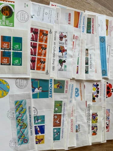 Netherlands Antilles 22 different blocks on FDC covers miniature sheets awesome