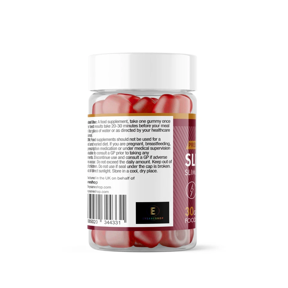 SlimVitax Slimming Gummies Premium Food Supplement 1 Month Supply - Image 2 of 3