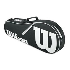 Wilson Advantage II 3 Racket Bag - Black/White
