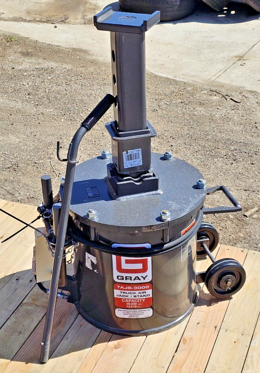 NEW GRAY TAJS-3000 15 TON Truck Air Jack Stand (US MADE) | eBay