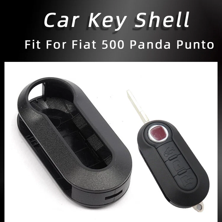 Funda Carcasa Llavero Mando a Distancia Inteligente Repuesto Para Fiat 500 Panda Punto Bravo Foto 2 de 4