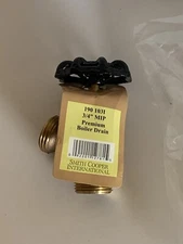 Faucet,Boiler Drain,3/4" M by SMITH-COOPER INTERNATIONAL. Brand New!!