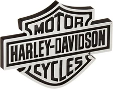 Harley-Davidson  Chrome Bar & Shield Decal - 4-3/8" W x 3-3/8" H