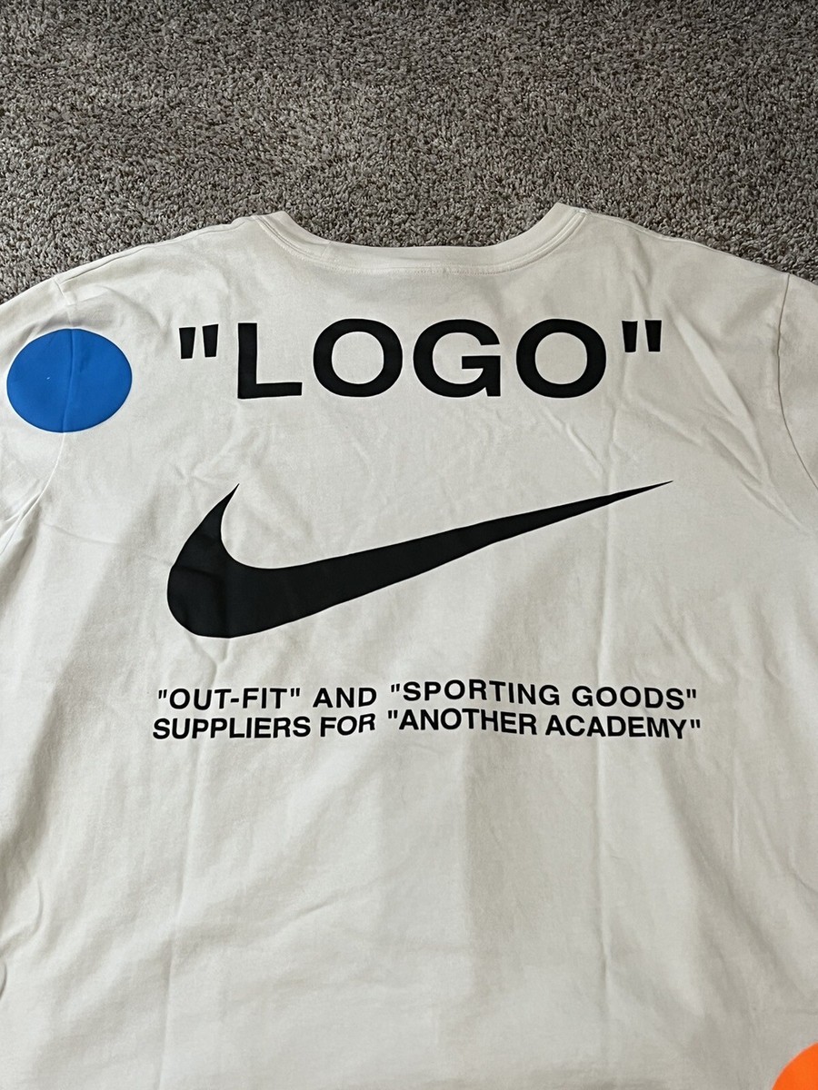 Nike Lab x OFF-WHITE Mercurial NRG Virgil Shirt White Size L Nike Lab x OFF-WHITE Mercurial NRG Virgil Shirt White Size L