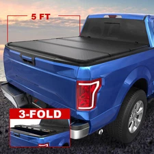 3-Fold Hard Tonneau Cover For 2015-2025 Chevy Colorado GMC Canyon 5FT Bed Truck