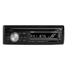 Pyle PLCDBT95 Single-DIN Water-Resistant Bluetooth USB AUX AM/FM Radio Receiver