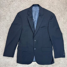 J.S. A. Bank 1905 Tailored Fit Blazer Mens 38R Black Wool Blend Business Casual