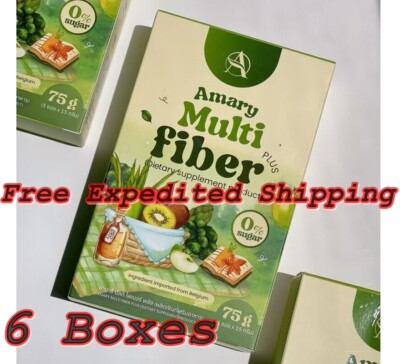 6 Amary Multi Fiber Plus Drink Weight Control Prebiotics High Fiber Fat Burn