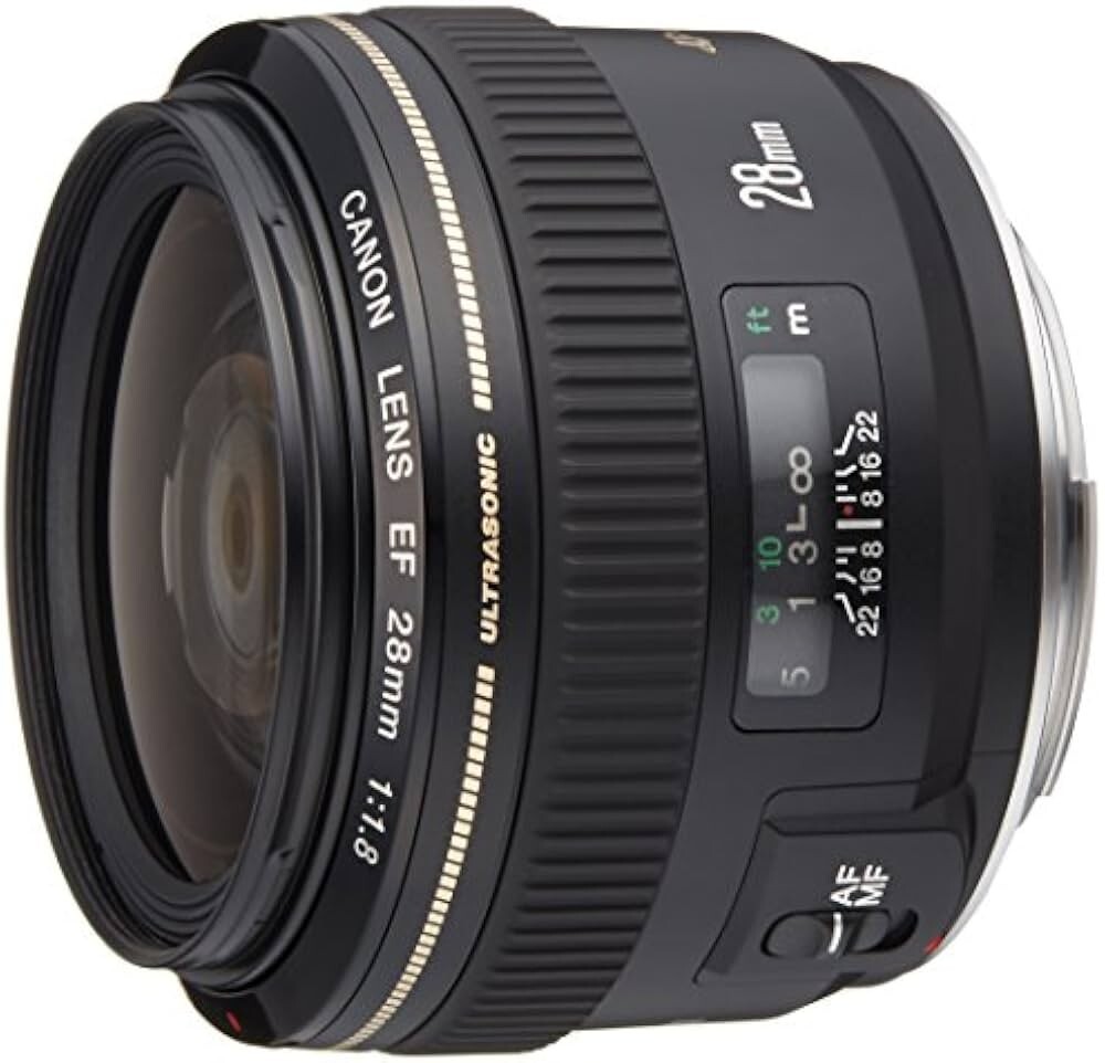 Excellent+++】Camera Lens Canon EF 28mm f1.8 USM ULTRASONIC