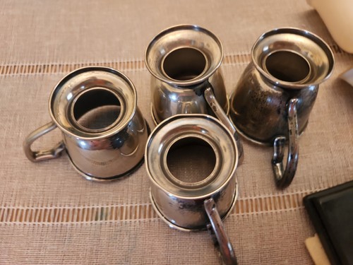 Set tazze da espresso vintage Sterling Betteridge & Reeve Inc LENOX porcellana - Foto 11 di 12