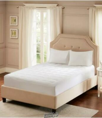 Smart Cool Microfiber Coolmax Mattress Pad White Full 