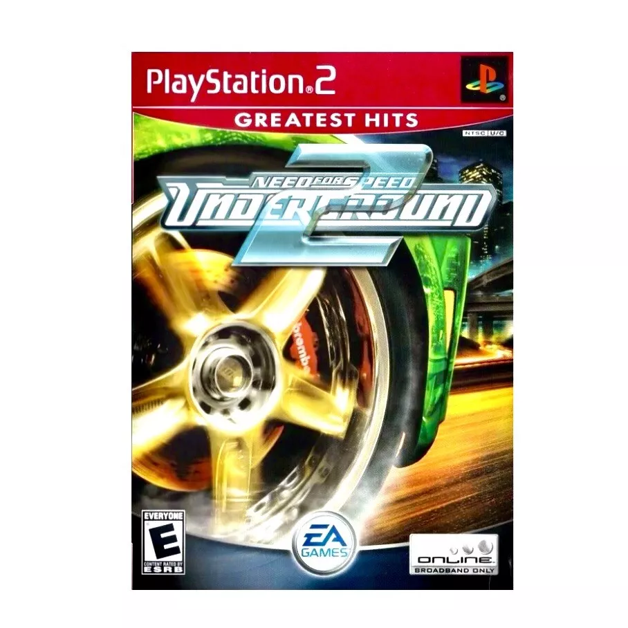 NEED FOR SPEED 2 - UNDERGROUND  GREATEST HITS  PLAYSTATION 2 ( 2004/2005)  PS2