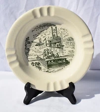 Mount Clemons (?) - Currier & Ives - BOATING - 8 1/4" ASHTRAY
