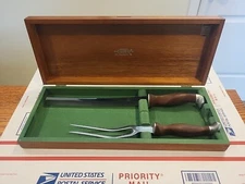 CUTCO 2 PC CARVING SET 1001 & 1003 IN ORGINAL BOX USA MADE 