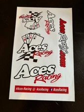 ACES RACING PARTS 1sheet/6pcs DECAL STICKER offroad utv seats polaris rzr atv