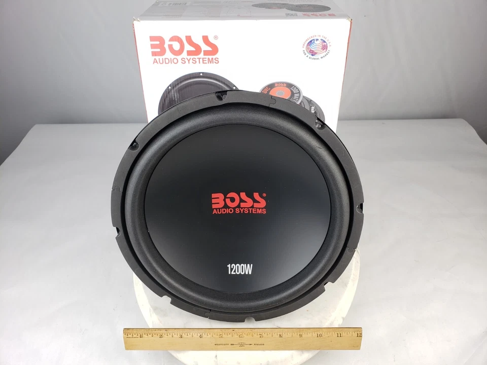 Boss Chaos Exxtreme 12 Inch 1200 Watt Dual Voice Coil 4 Ohm Car Audio Subwoofer - Image 2 of 4