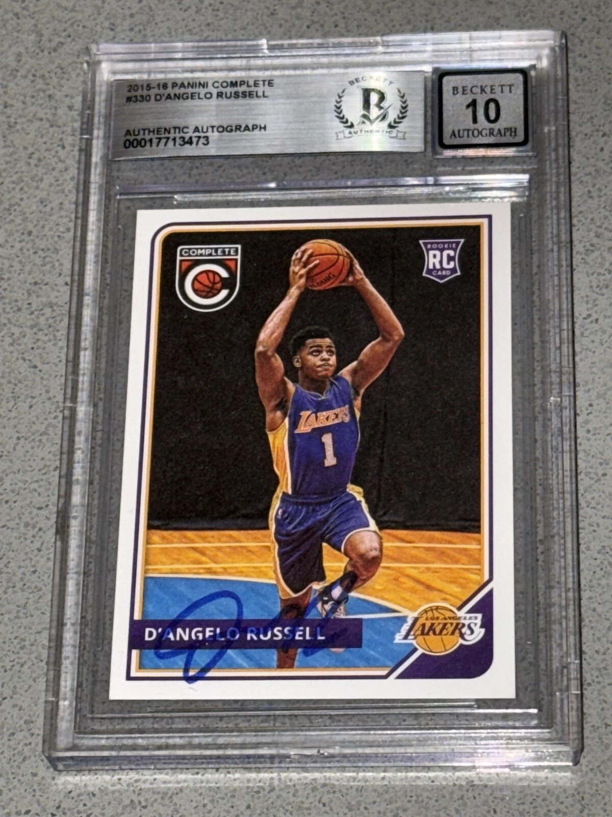 Dangelo Russell trading card