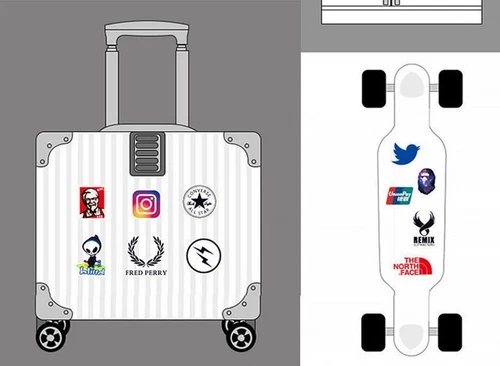 100Pcs Sticker Pack Bomb Vinyl Graffiti Decal Dope Skateboard Luggage Laptop Car - Picture 8 of 8