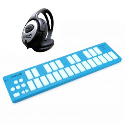 Keith McMillen K-716C-A K-Board MIDI-Controller Aqua + keepdrum Kopfhörer