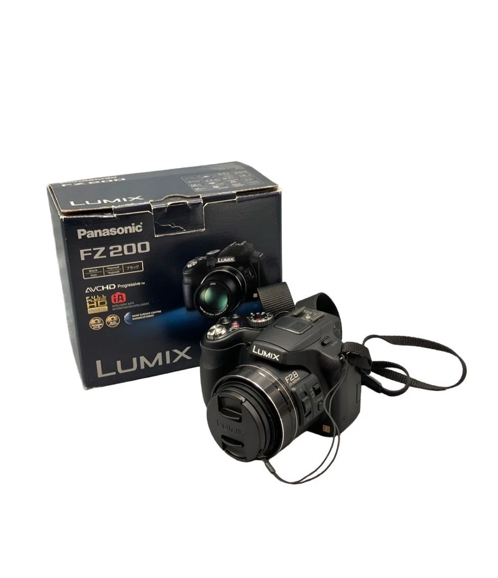 Panasonic LUMIX DMC-FZ200 ブラック Panasonic Lumix FZ200 Digital Camera 24x Optical Zoom Black DMC