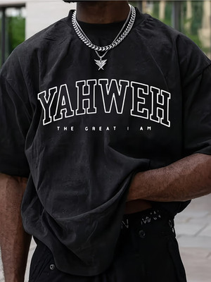 Men's YAHWEH Statement T-Shirt - Bold Christian Faith Apparel with Yahweh