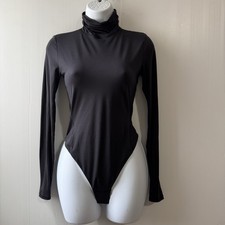Lululemon Wundermost Ultra-Soft Nulu Turtleneck Bodysuit Sz S/M Women s