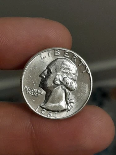 1961 Washington Quarter BU 90% Silver