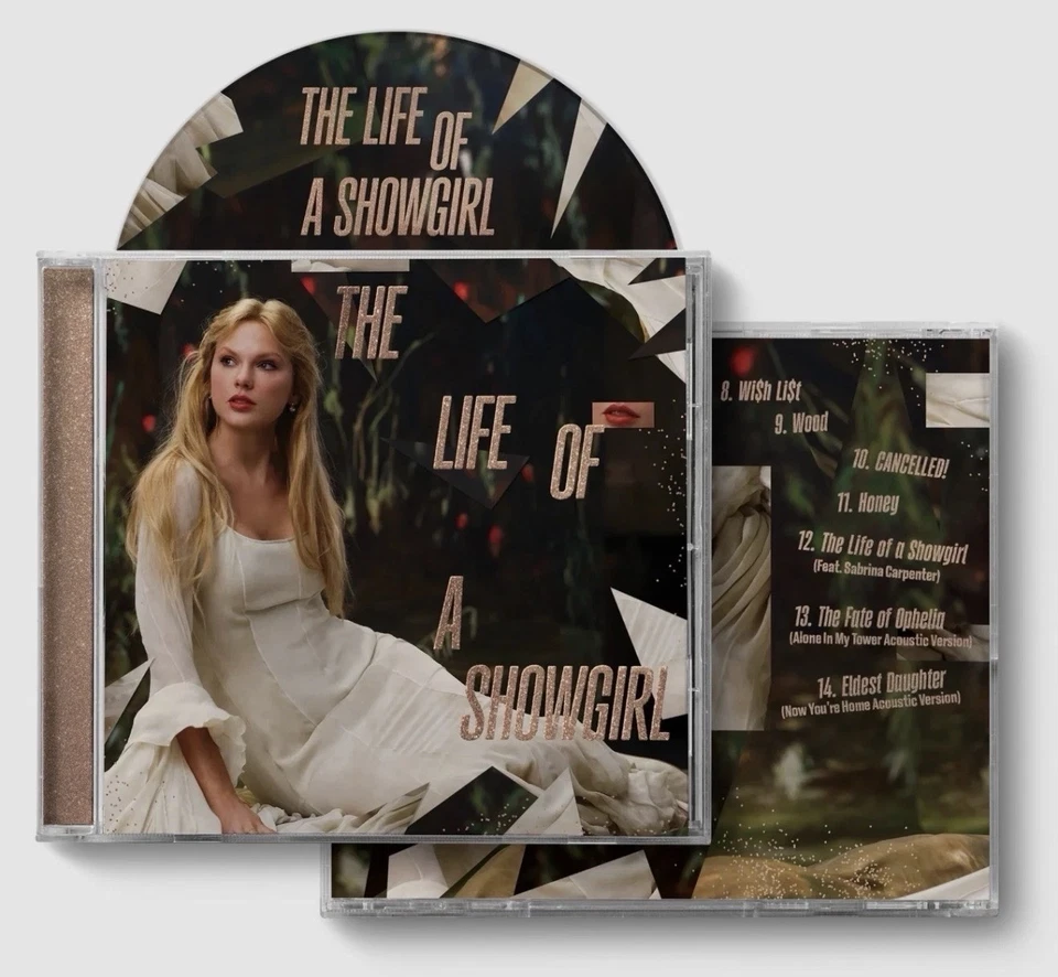 Taylor Swift- The Life of a Showgirl Limited Bonus Acoustic CD Set Of 4- Presale - Imagem 3 de 4