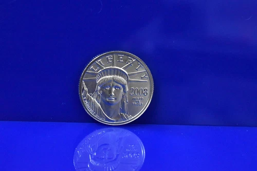 2008 American Platinum Eagle 1/4 oz — photo from the most recent tracked eBay sale