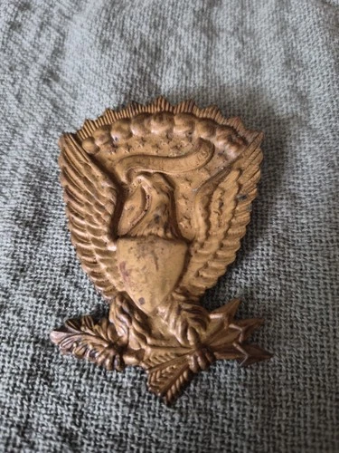 Jeff Davis Hardee Civil War Era Hat Insignia United States