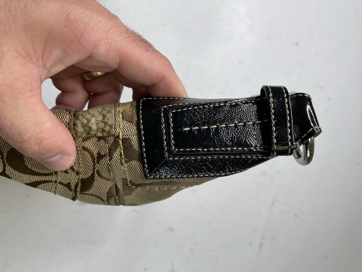 COACH Soho Patchwork Signature Canvas Shoulder Bag F12315 Purse