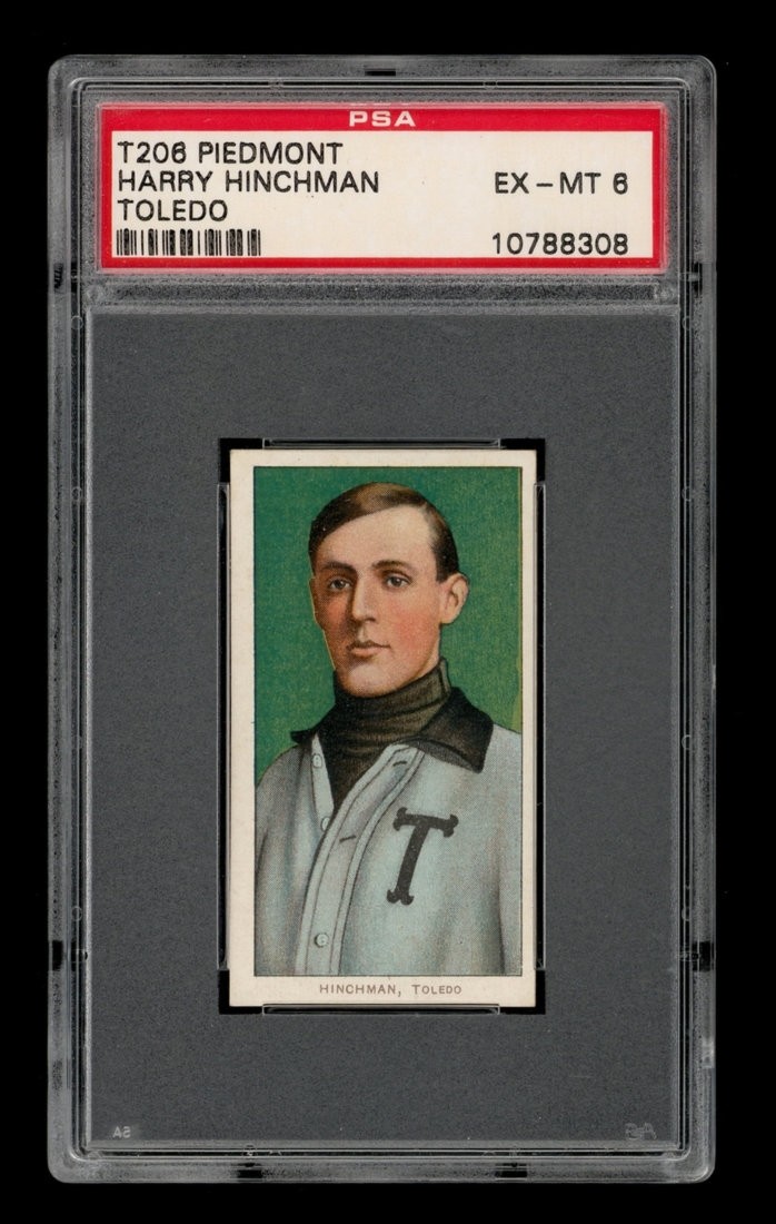 1909-11 T206 Set-Break Harry Hinchman Piedmont PSA 6 EX-MT