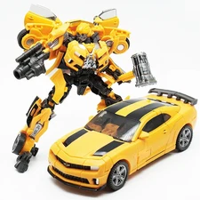 Transformation Robot Car Toy Alloy Plastic Bumblebee Action Figure Kids Birthday