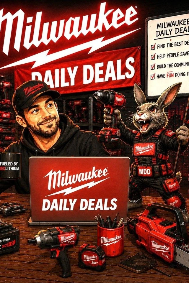 Milwaukee Daily Deals: 8/31 - Milwaukee Tools & Much More: Hosted by Rabbi